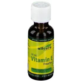 Produktansicht von allcura Vitamin E Tropfen 30 ml