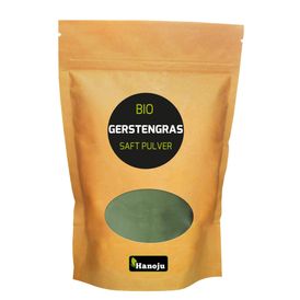 Produktansicht von Hanoju Bio Gerstengrassaft Pulver 500 g
