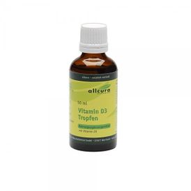 Produktansicht von allcura Vitamin D3 Tropfen 50 ml